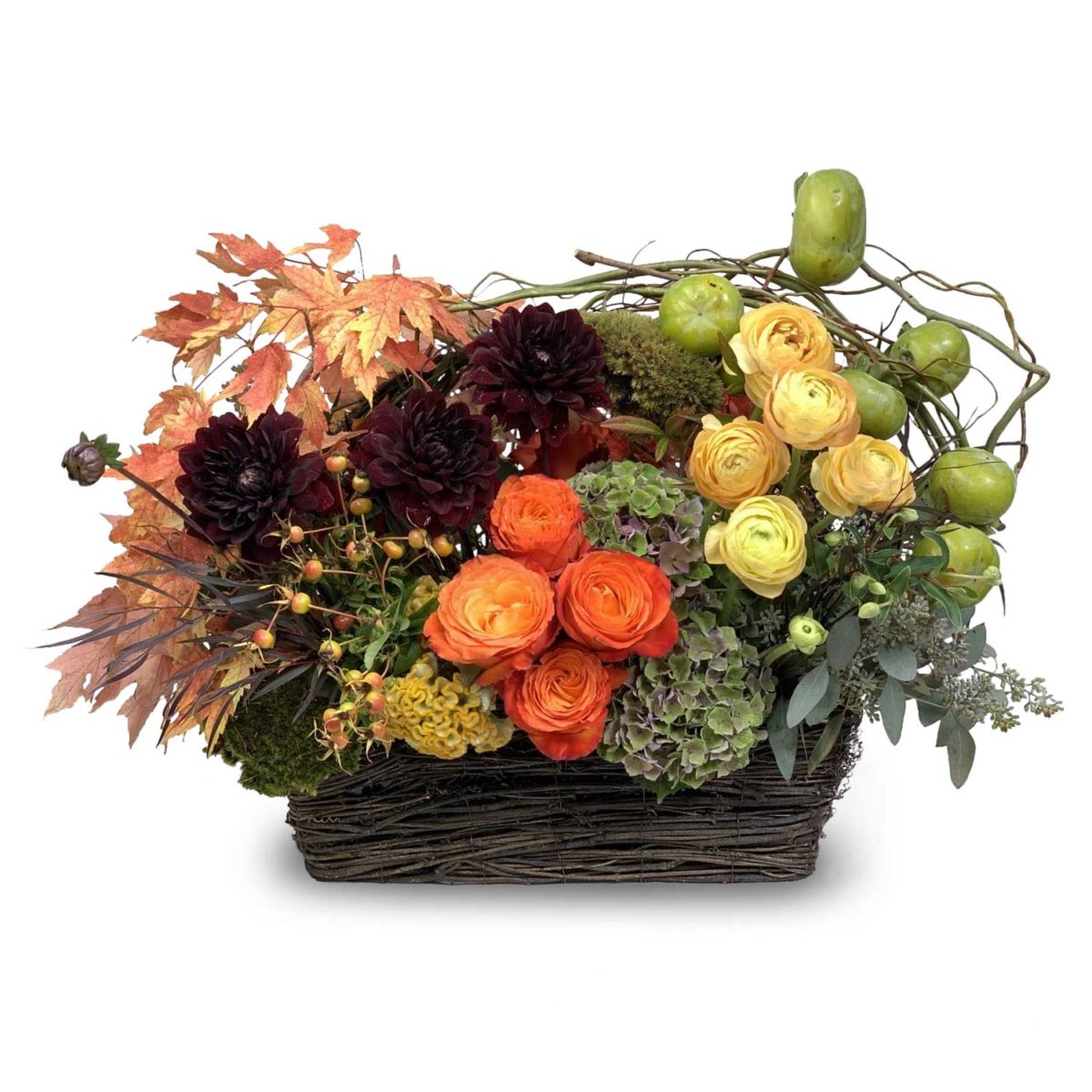 Autumn English Garden Basket