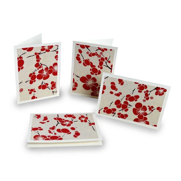 Mark's Garden Red Blossom Note Card
