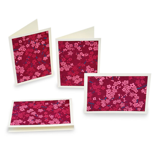 Mark's garden - Pink Blossom NOte Card